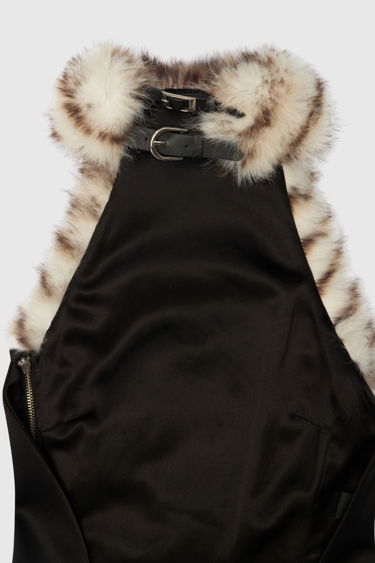 Boyne Faux Fur Halter Top