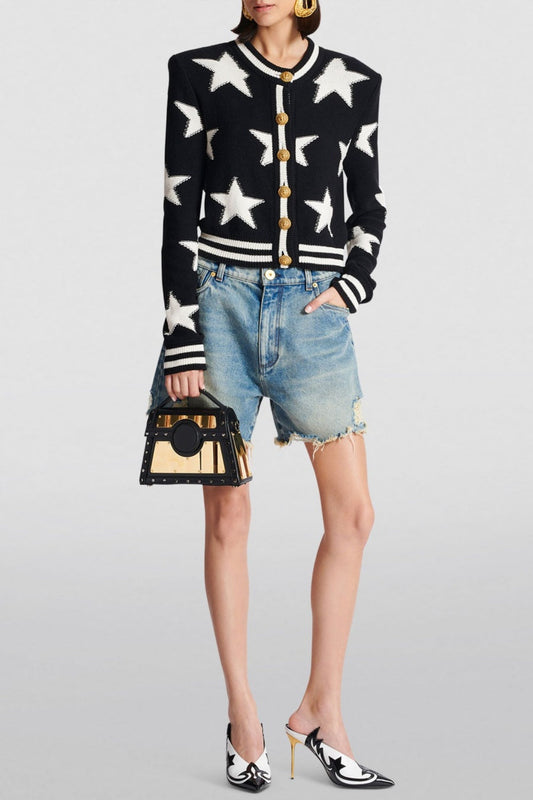 Fallon Star Knit Cardigan