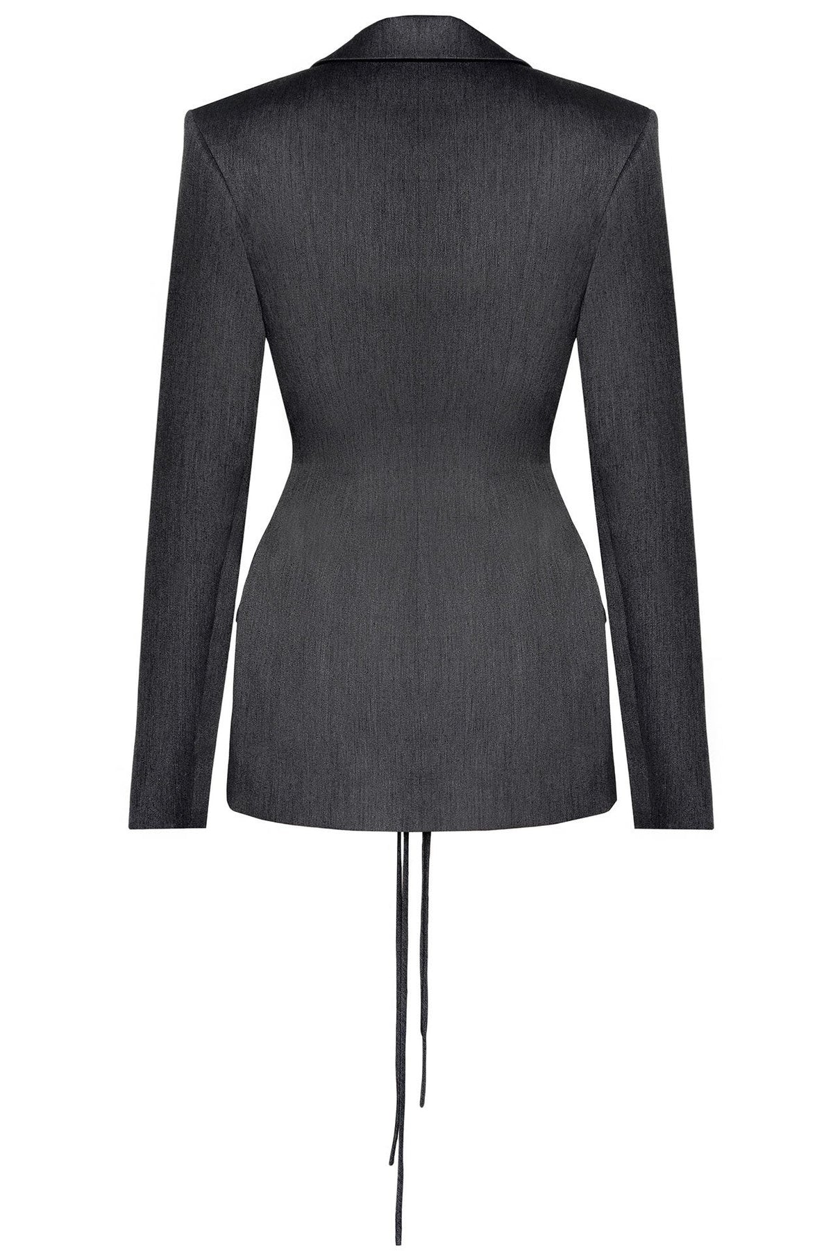 Megan Lace Up Cutout Blazer