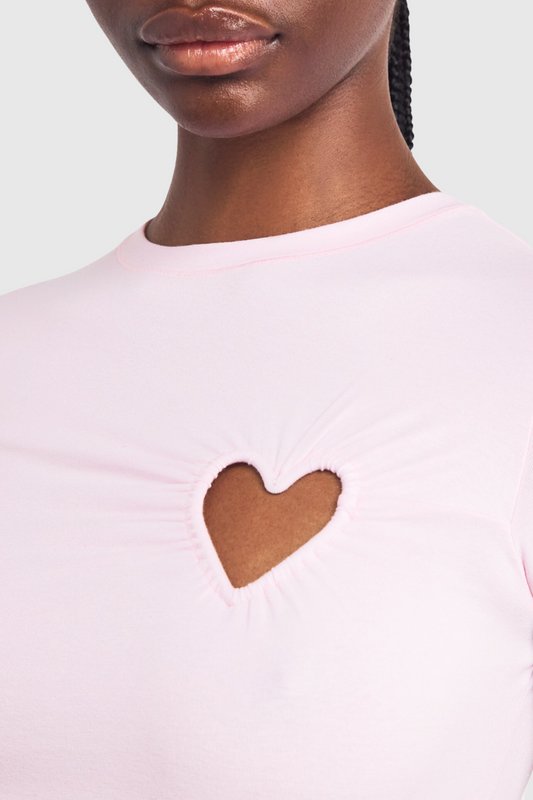 Shalita Heart Mini Dress - Pink