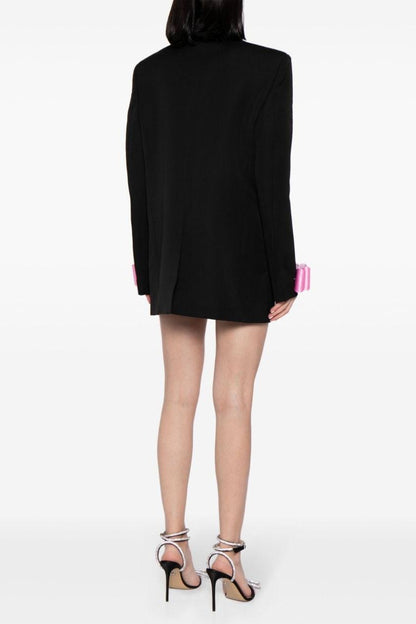 Pipa Crystal Bow-detail Blazer Dress - Black
