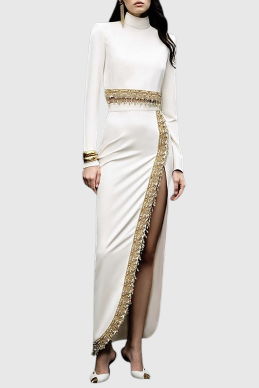 Aidan Sequin Embellished Top & Skirt Set