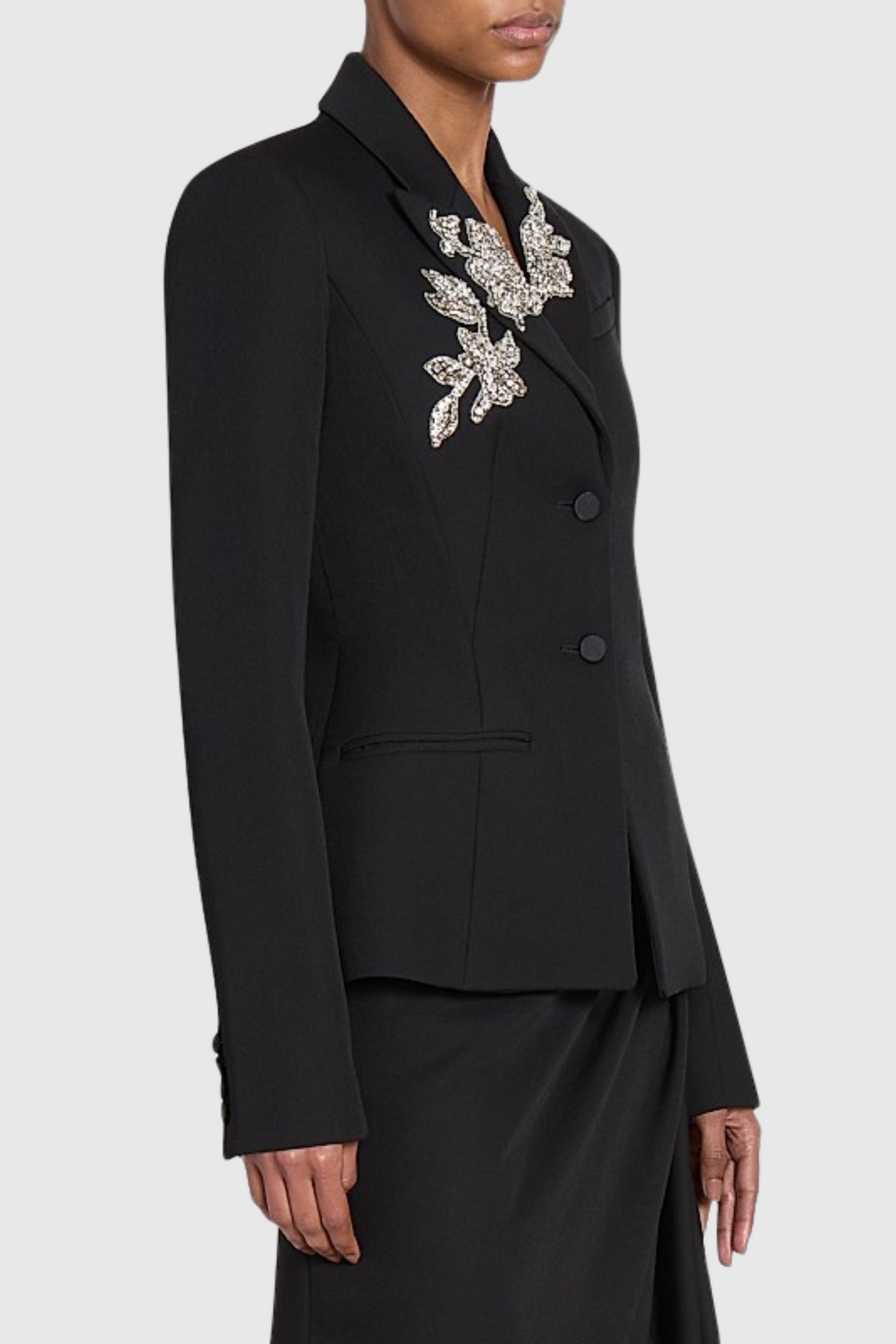 Arnell Crystal Embellished Blazer