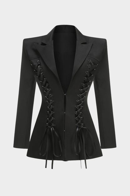 Aroa Lace Up Blazer