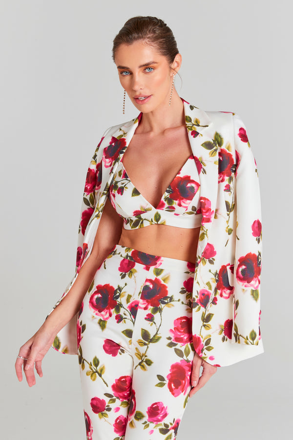 Bailey Floral Blazer Three Piece Set