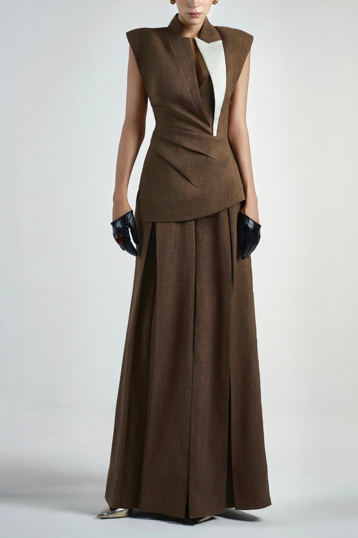 Bryanne Asymmetric Gilet Top