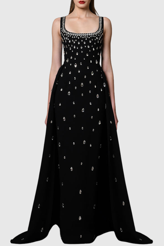 Celyn Crystal Embellished Maxi Dress