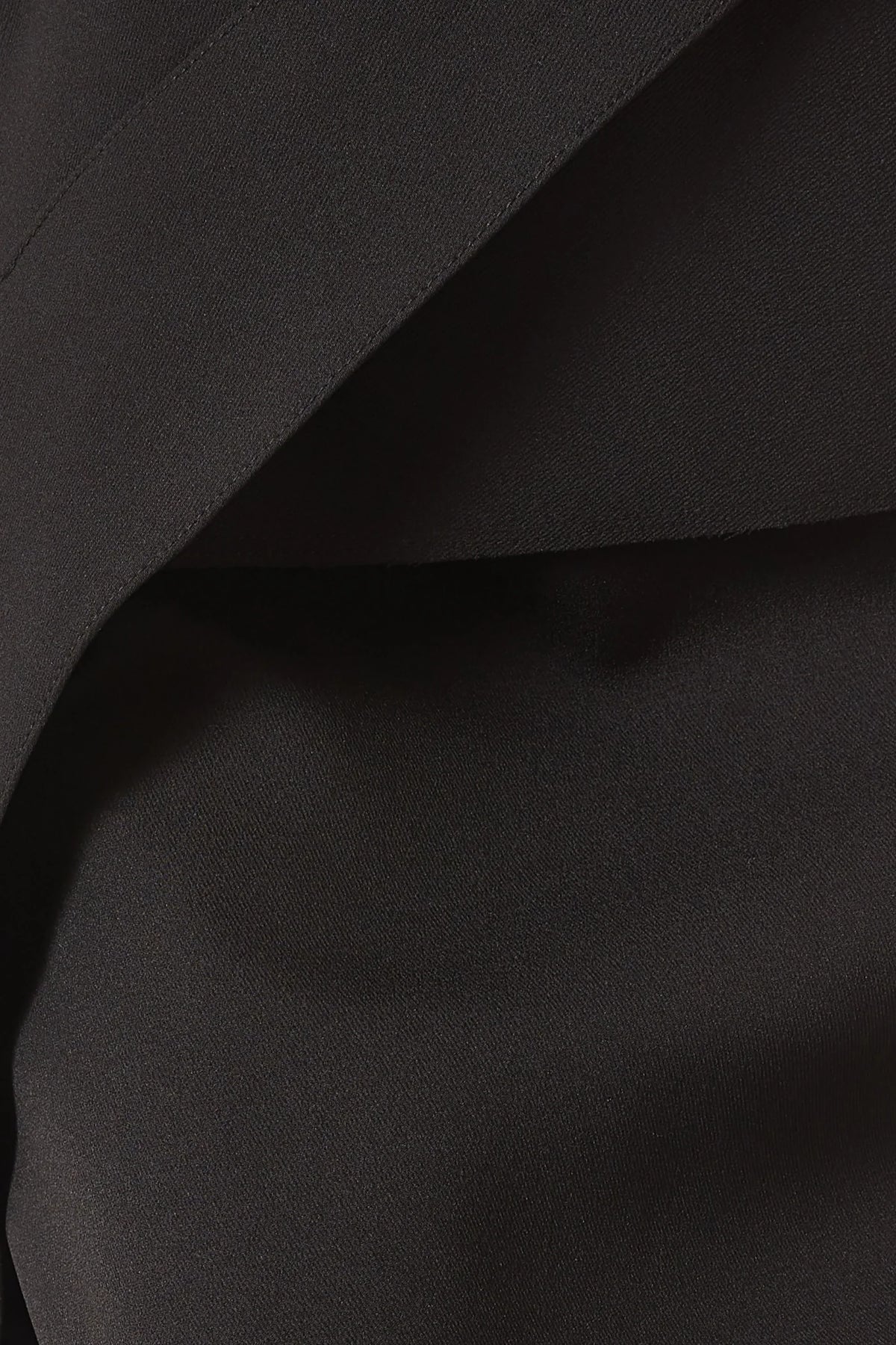 Chapera Asymmetrical Pleat Maxi Dress - Black