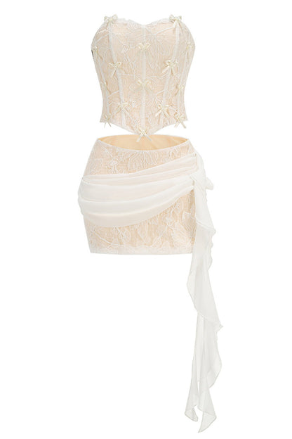 Charlotte Lace Corset Set