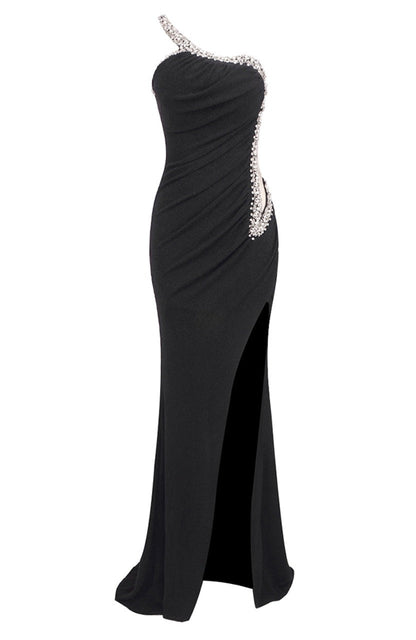 Nova Diamante Slit Maxi Dress