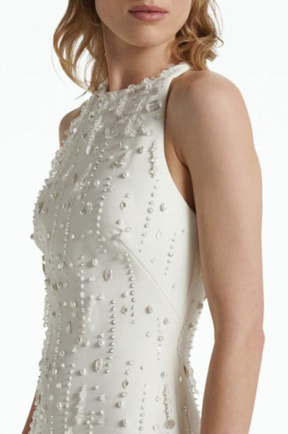 Dallan Beaded Embellished Mini Dress
