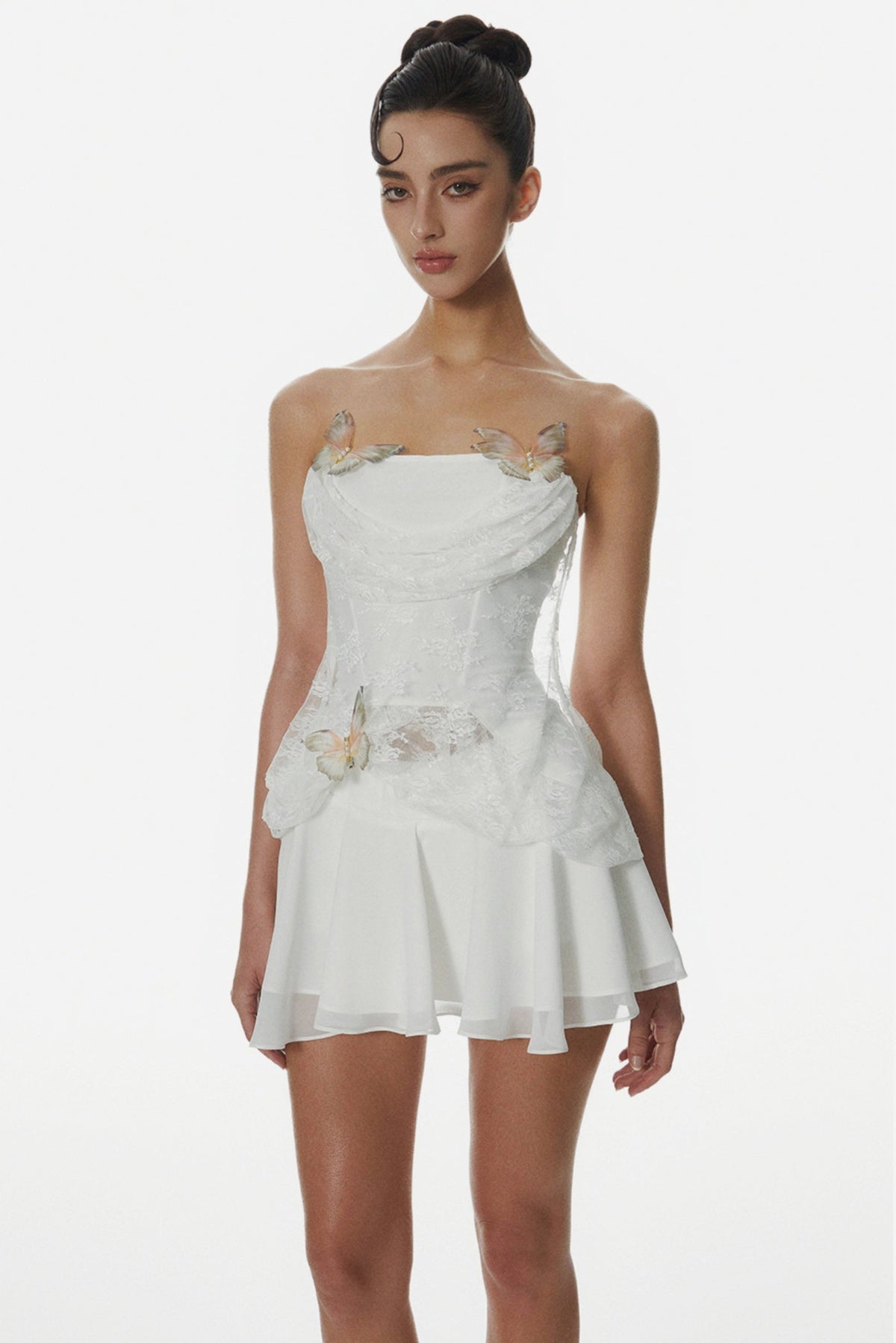 Deneqa Butterfly Lace Corset
