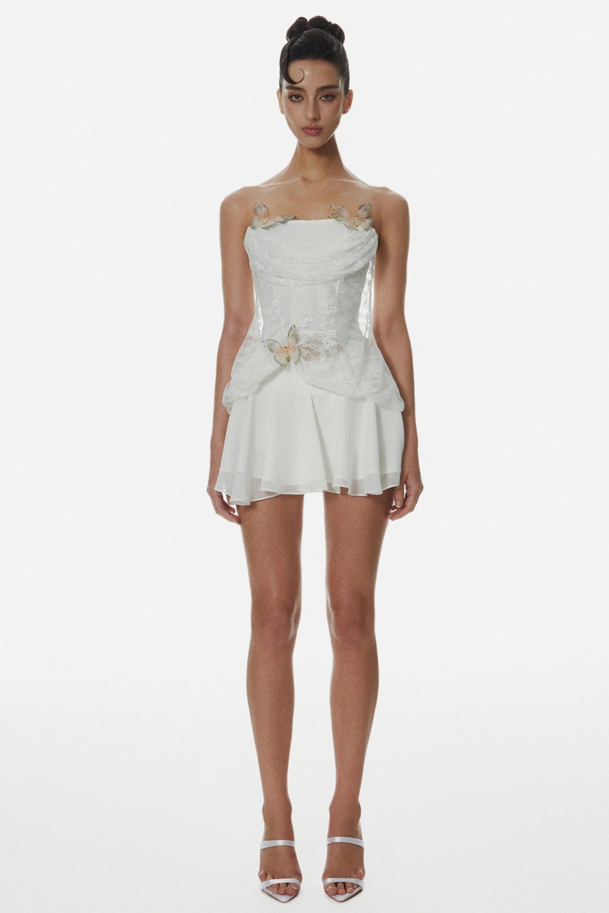 Deneqa Butterfly Lace Corset