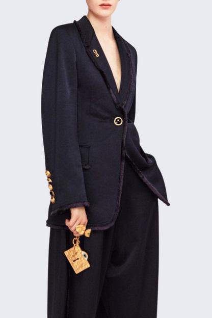 Drucia Embellished Tassel Blazer