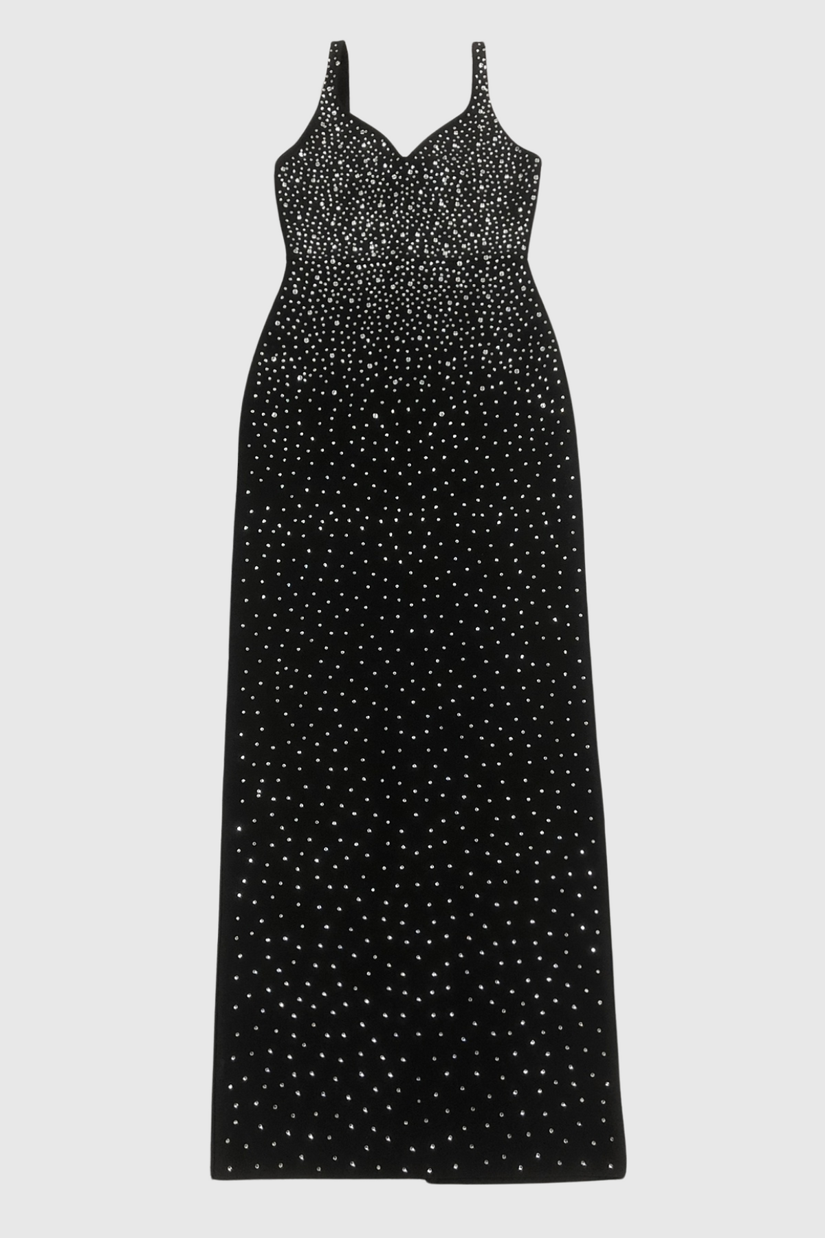 Eadoin Crystal Embellished Maxi Bandage Dress