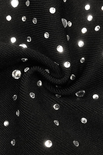 Eadoin Crystal Embellished Maxi Bandage Dress