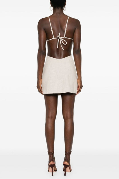 Elena Floral Cutout Mini Dress