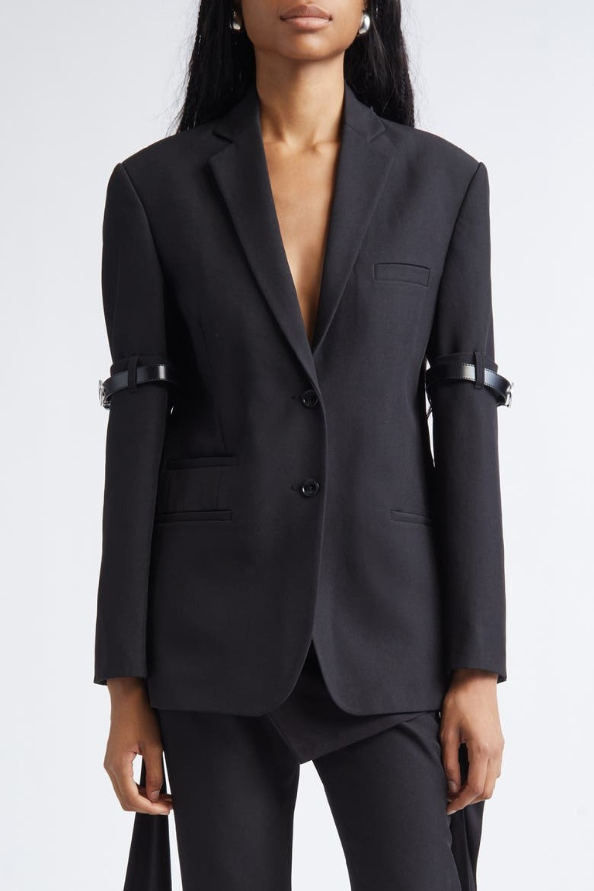 Emira Sleeve Belted Blazer