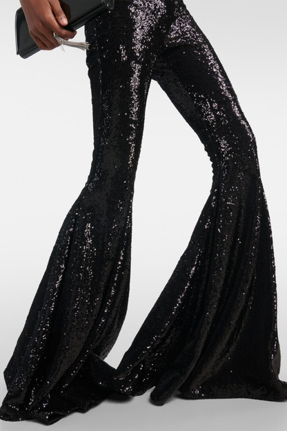 Faro Sequin Flared Pants