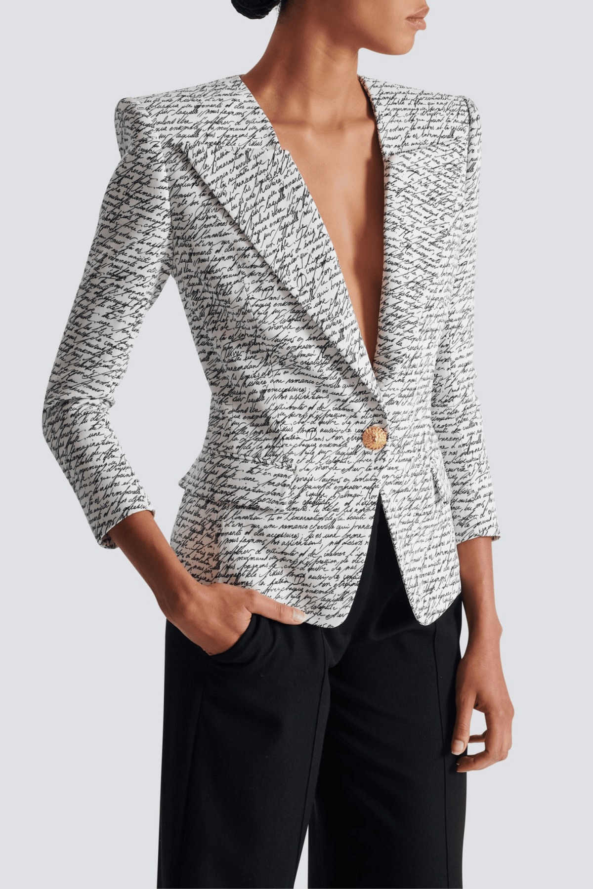 Faustine Print Blazer