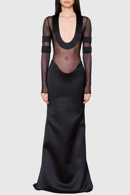 Galilea Mesh Maxi Dress