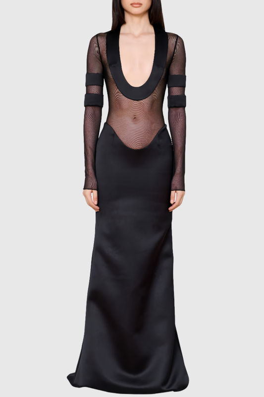 Galilea Mesh Maxi Dress