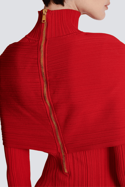 Gisela Pleated Knit Maxi Dress