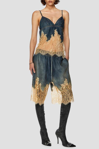 Hayley Lace Patchwork Top