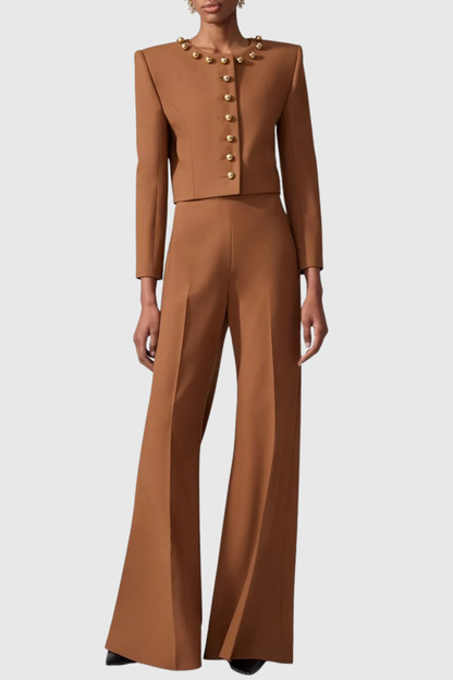 Hensel Buttoned Jacket & Pants Set