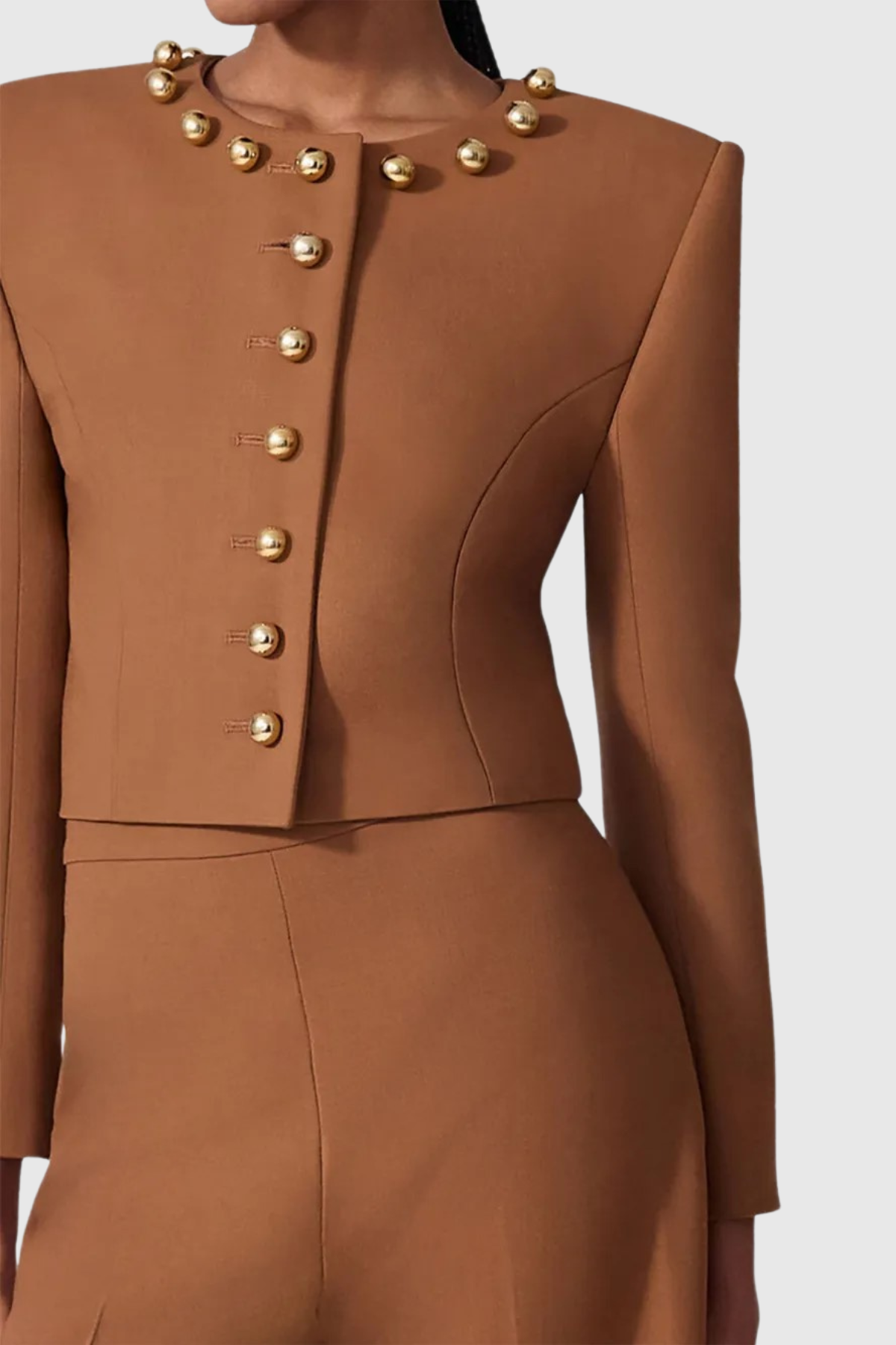 Hensel Buttoned Jacket & Pants Set