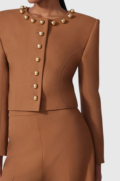Hensel Buttoned Jacket & Pants Set