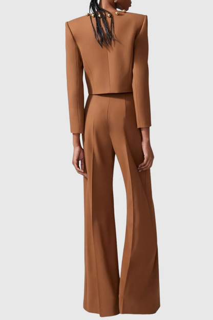 Hensel Buttoned Jacket & Pants Set