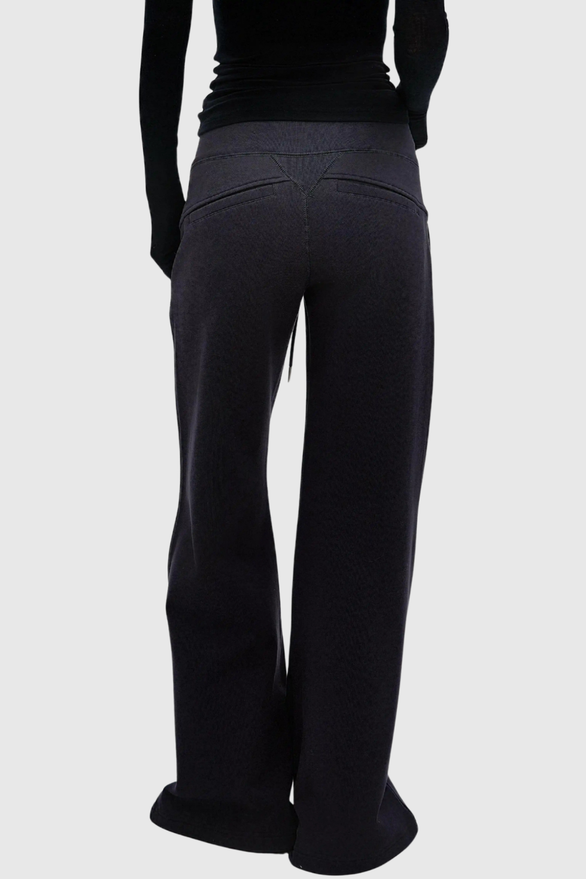 Idona Straight Sweatpants - Black