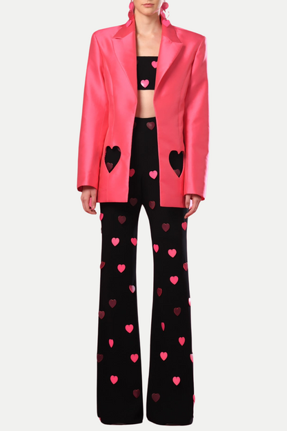 Jawel Heart Sequin Two Piece Set