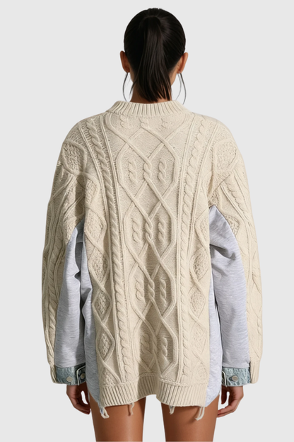 Jaylen Deconstruct Knit Sweater
