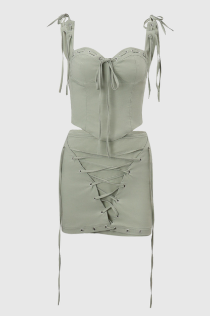 Everla Lace Up Set
