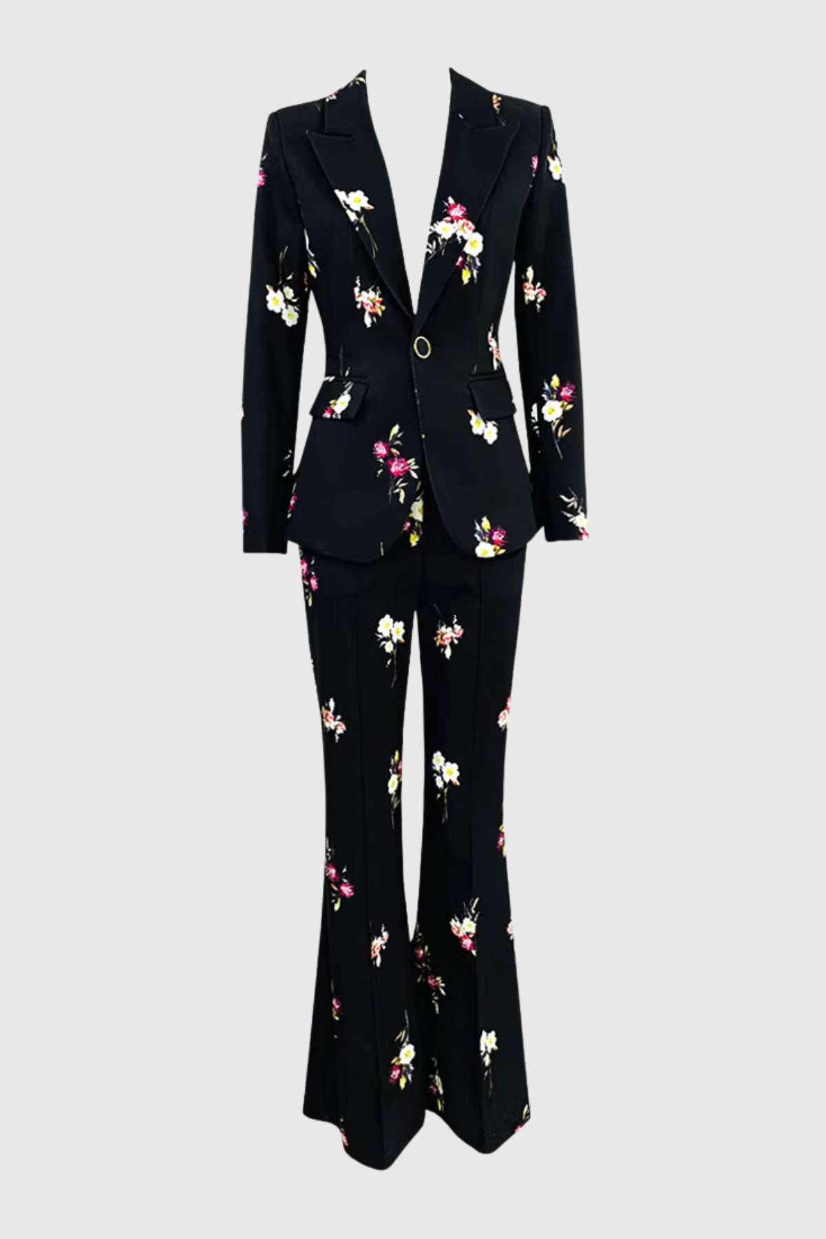 Josue Floral Print Blazer & Pants Set