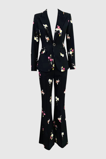 Josue Floral Print Blazer & Pants Set