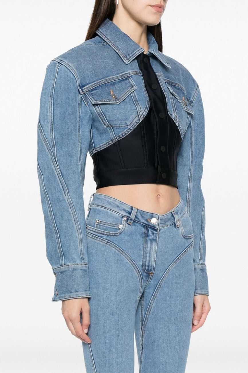 Kathryn Patchwork Denim Jacket
