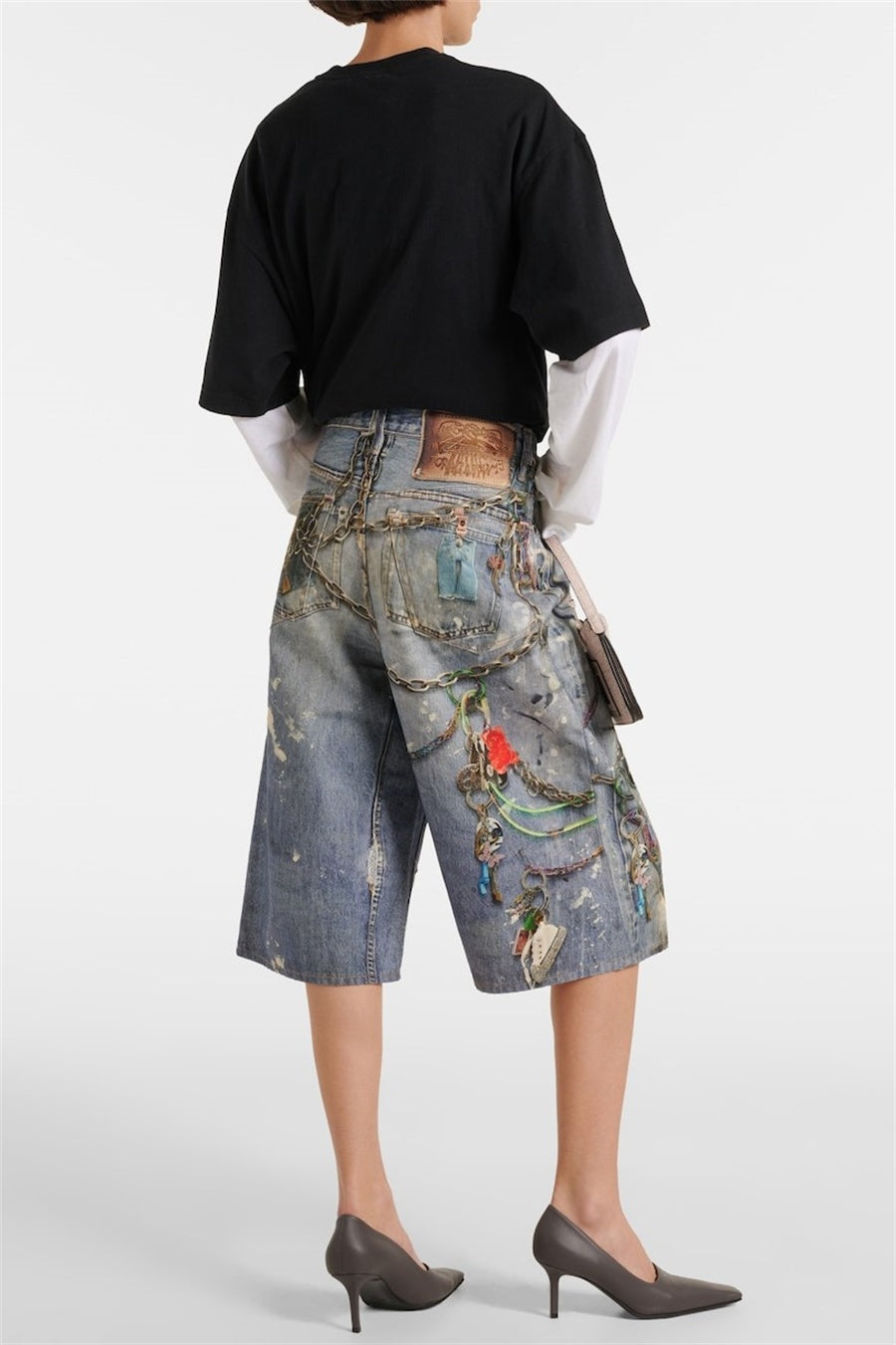 Kora Printed Loose Midi Shorts