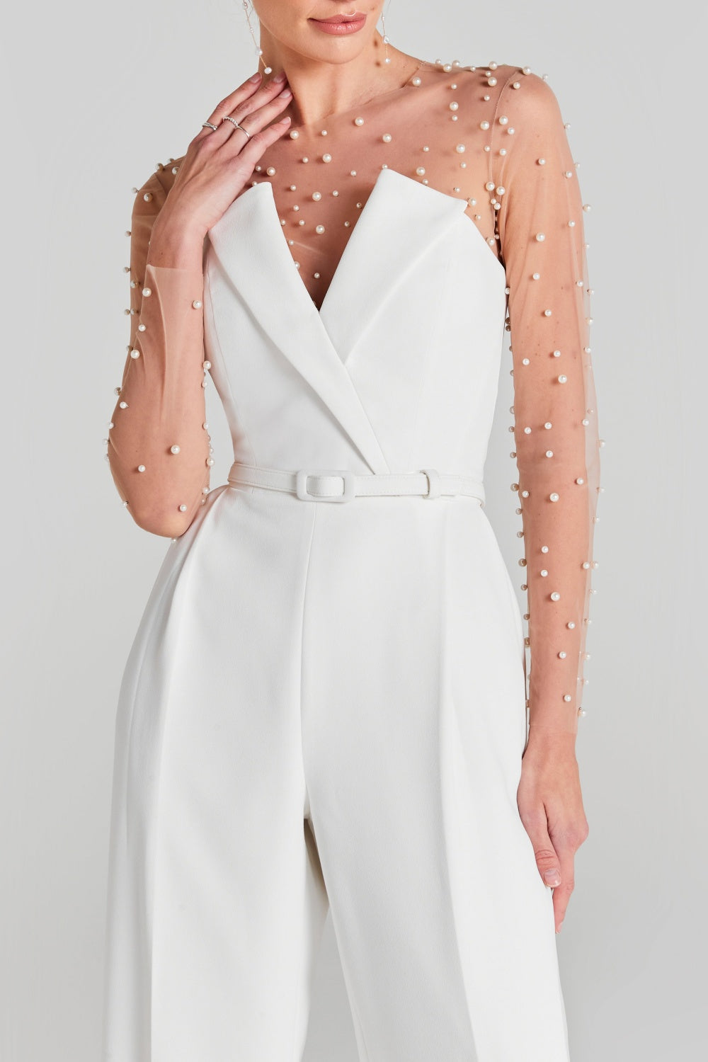 Latini Pearl Two Piece Strapless Jumpsuit