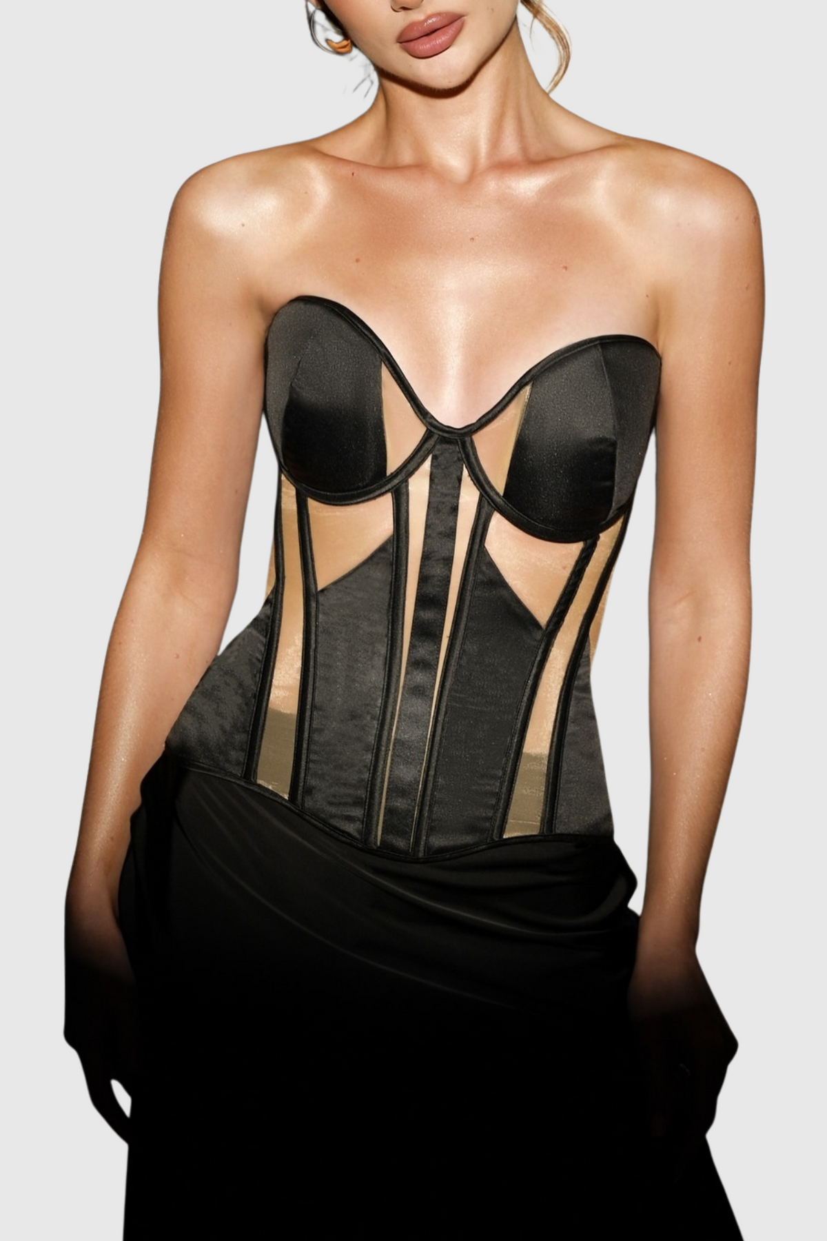 Leigha Mesh Corset