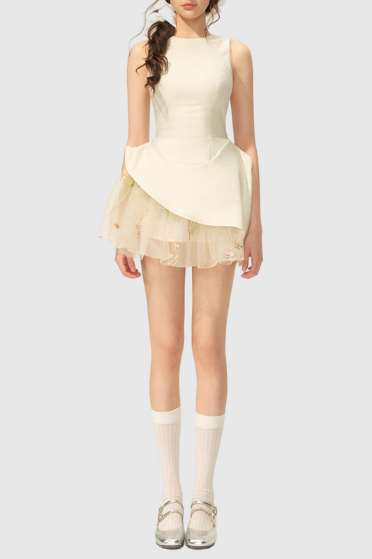 Liechti Floral Layer Mini Dress
