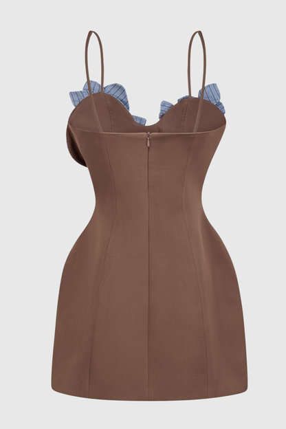 Livine Floral Strapless Mini Dress