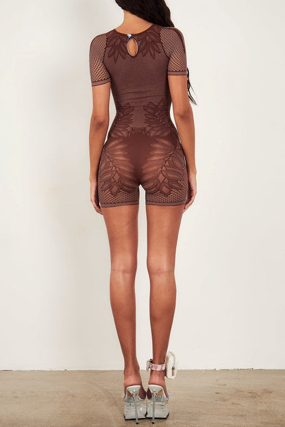 Milana Hollow Shapewear Playsuit