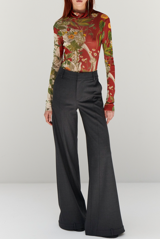 Mira Deconstructed  Wide Leg  Pants
