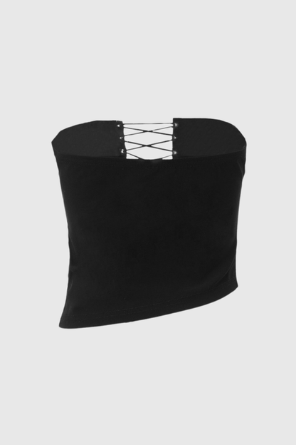 Miriam Floral Lace Up Top