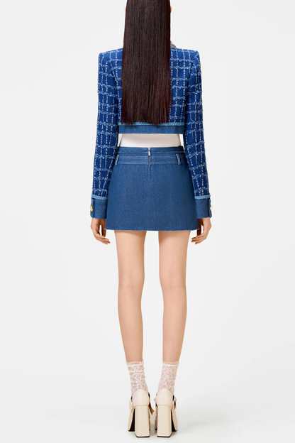Mobey Denim Tweed Jacket