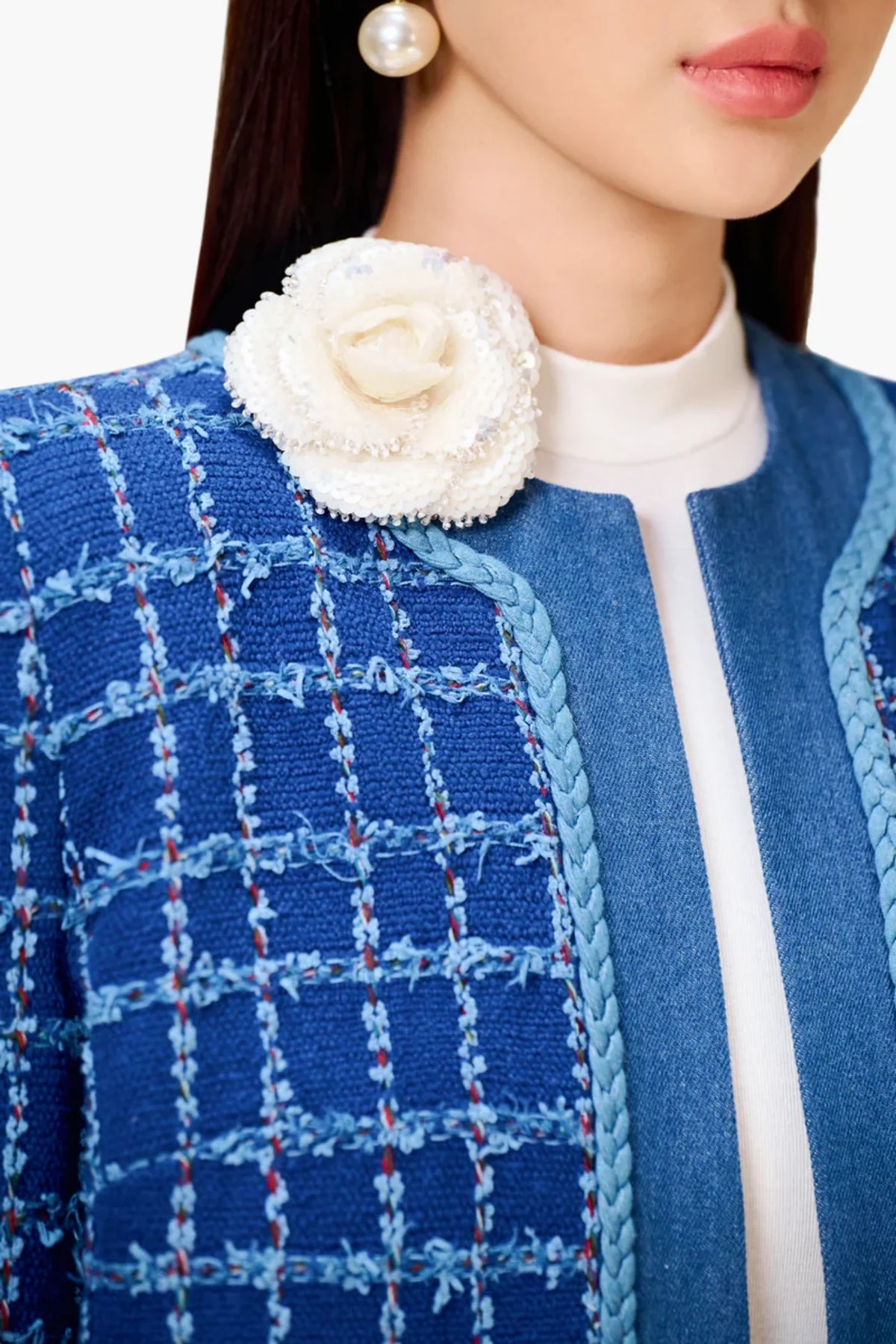 Mobey Denim Tweed Jacket