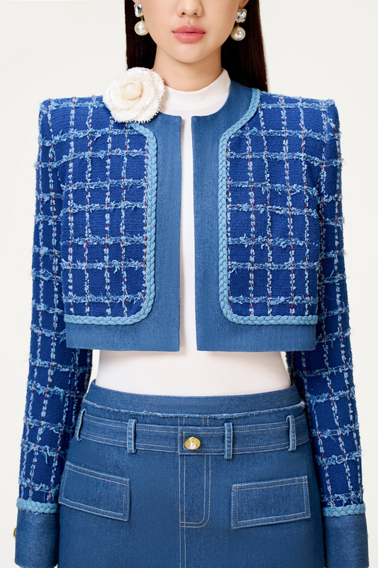 Mobey Denim Tweed Jacket